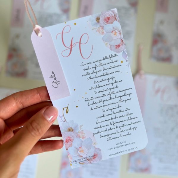 Segnaposto - Elegance con tag