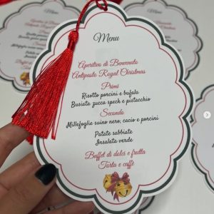 Menu con Nappina - Xmas