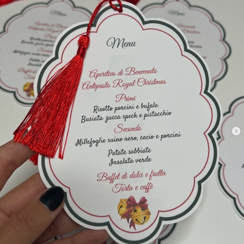 Menu con Nappina - Xmas