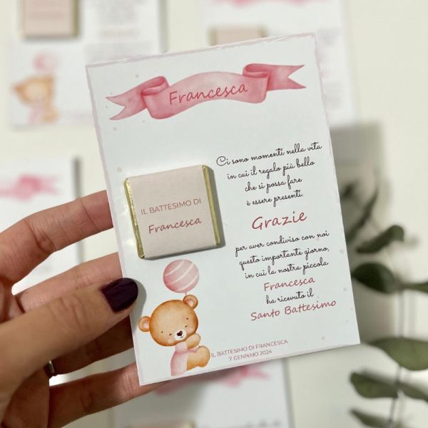 Cioccoposto - Baby Orsetta Rosa