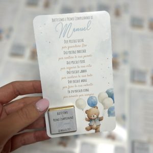 Cioccoposto - Baby Teddy Azzurro