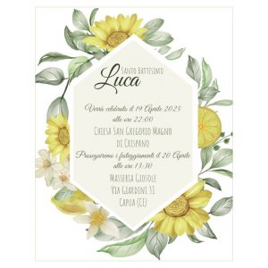 Invito - Girasoli