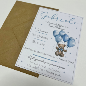 Invito Teddy Baloon