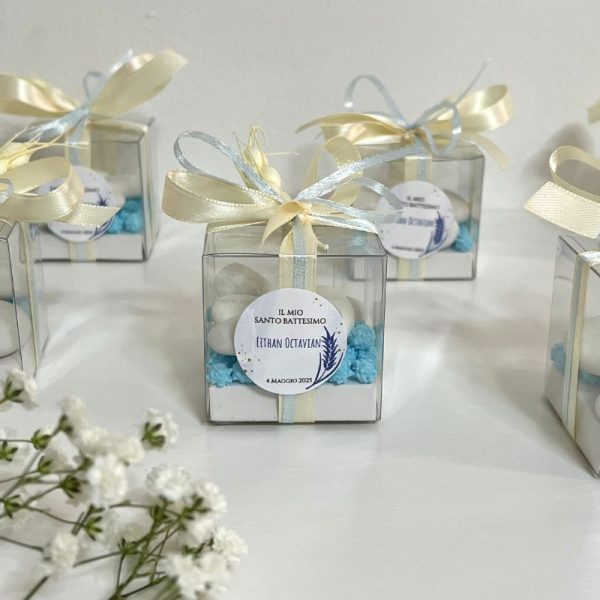 Scatolina porta confetti spiga di grano