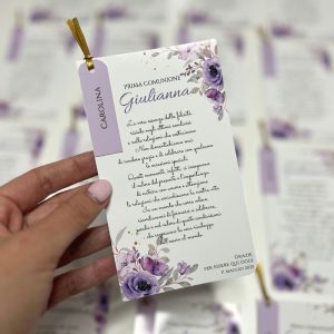 Segnaposto - Violet con tag