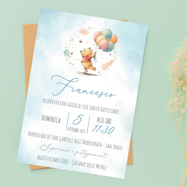 Invito Winnie The Pooh