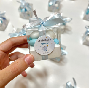 Scatolina Porta Confetti Elefantino Baby Boy