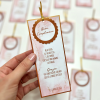 Segnaposto con Tag - Oro e Rosa Antico