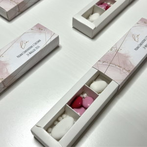 Scatolina degustazione confetti - Oro Rosa