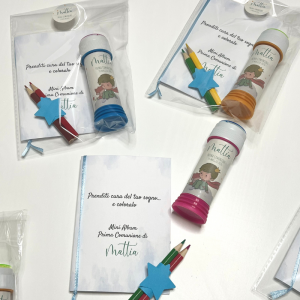 Set Gadget Piccolo Principe - Mini album e bolle di sapone